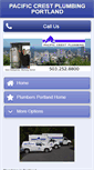 Mobile Screenshot of pacificcrestplumbing.com
